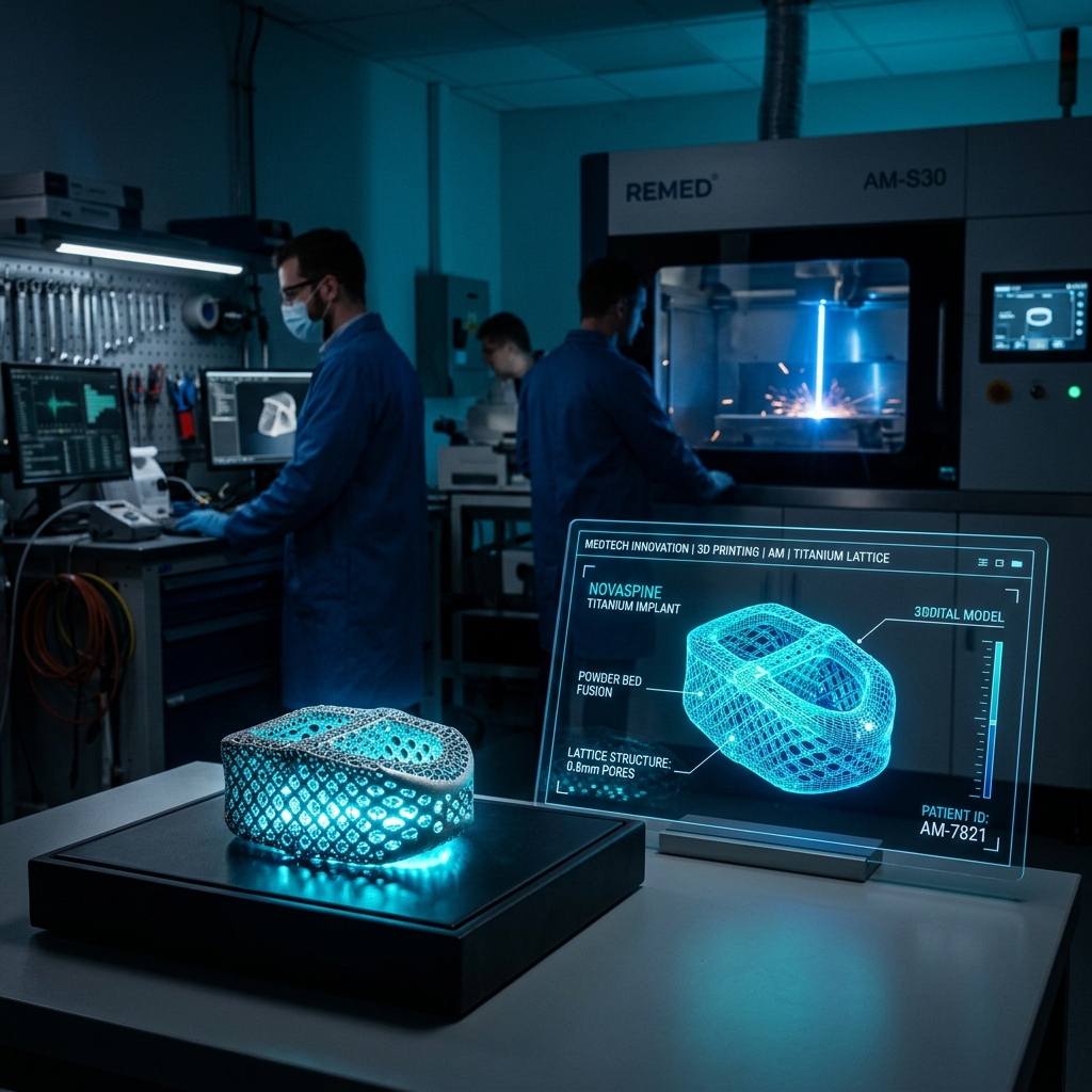 3D printed spinal implants