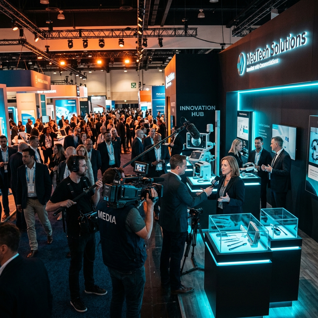 Trade show media strategy